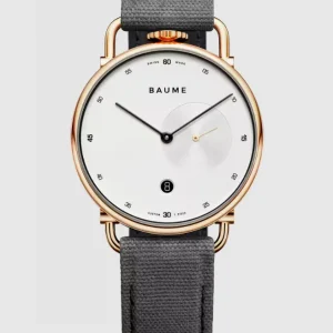 Reloj de lujo de la marca BAUME & MERCIER modelo BAUME 10600, cuarzo, fabricado en Suiza.