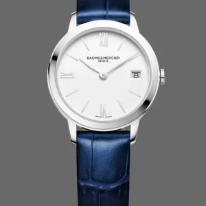 Reloj de lujo de la marca BAUME & MERCIER modelo CLASSIMA 10353, cuarzo, fabricado en Suiza.