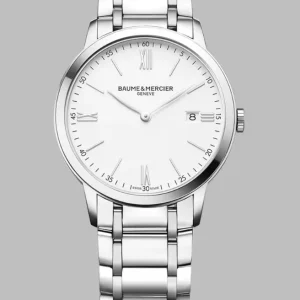Reloj de lujo de la marca BAUME & MERCIER modelo CLASSIMA 10354, cuarzo, fabricado en Suiza.