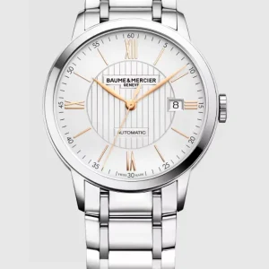 Reloj de lujo de la marca BAUME & MERCIER modelo CLASSIMA 10374, automático (cuerda automática), fabricado en Suiza.