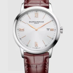 Reloj de lujo de la marca BAUME & MERCIER modelo CLASSIMA 10415, cuarzo, fabricado en Suiza.