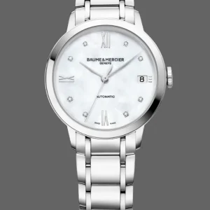 Reloj de lujo de la marca BAUME & MERCIER modelo CLASSIMA 10496, automático (cuerda automática), fabricado en Suiza.