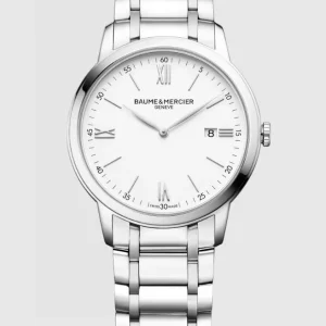 Reloj de lujo de la marca BAUME & MERCIER modelo CLASSIMA 10526, cuarzo, fabricado en Suiza.