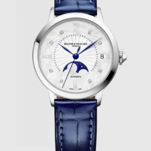 Reloj de lujo de la marca BAUME & MERCIER modelo CLASSIMA 10633, automático (cuerda automática), fabricado en Suiza.