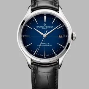 Reloj de lujo de la marca BAUME & MERCIER modelo CLIFTON 10467, automático (cuerda automática), fabricado en Suiza.
