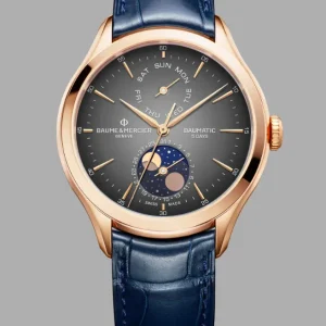 Reloj de lujo de la marca BAUME & MERCIER modelo CLIFTON 10547, automático (cuerda automática), fabricado en Suiza.
