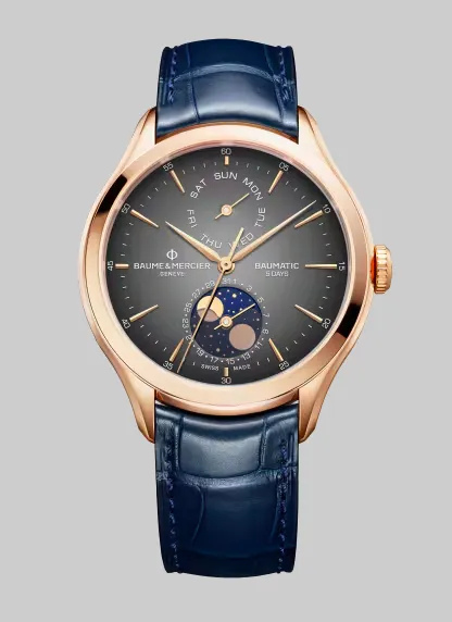 Detalle 2 del Reloj de lujo Baume & Mercier Clifton 10547 Detalle del Reloj de lujo de la marca BAUME & MERCIER modelo CLIFTON 10547, automático (cuerda automática), fabricado en Suiza.