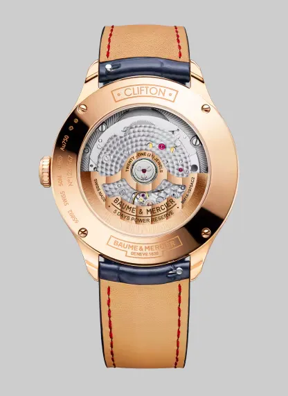 Detalle 5 del Reloj de lujo Baume & Mercier Clifton 10547 Detalle del Reloj de lujo de la marca BAUME & MERCIER modelo CLIFTON 10547, automático (cuerda automática), fabricado en Suiza.