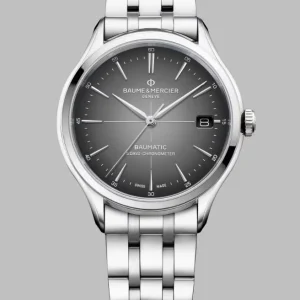Reloj de lujo de la marca BAUME & MERCIER modelo CLIFTON 10551, automático (cuerda automática), fabricado en Suiza.
