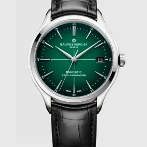 Reloj de lujo de la marca BAUME & MERCIER modelo CLIFTON 10592, automático (cuerda automática), fabricado en Suiza.