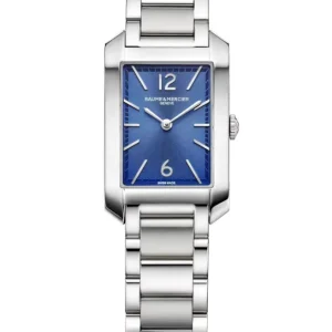 Reloj de lujo de la marca BAUME & MERCIER modelo HAMPTON 10476, cuarzo, fabricado en Suiza.