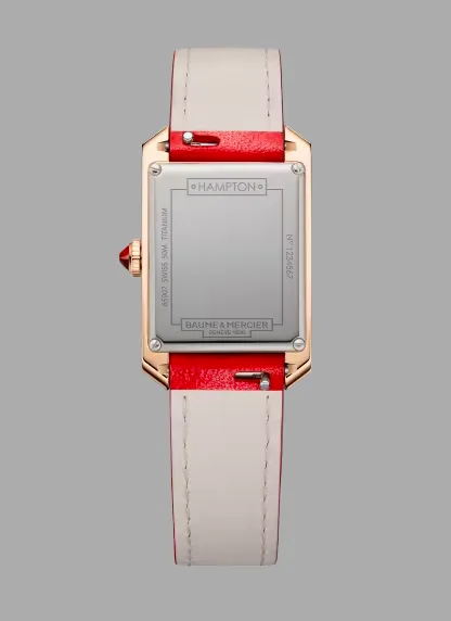 Detalle 4 del Reloj de lujo Baume & Mercier Hampton 10628 Detalle del Reloj de lujo de la marca BAUME & MERCIER modelo HAMPTON 10628, cuarzo, fabricado en Suiza.