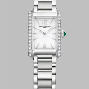 Reloj de lujo de la marca BAUME & MERCIER modelo HAMPTON 10631, cuarzo, fabricado en Suiza.