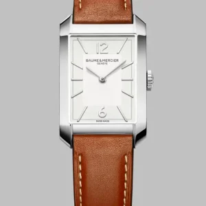 Reloj de lujo de la marca BAUME & MERCIER modelo HAMPTON 10670, cuarzo, fabricado en Suiza.