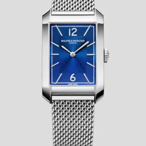 Reloj de lujo de la marca BAUME & MERCIER modelo HAMPTON 10671, cuarzo, fabricado en Suiza.