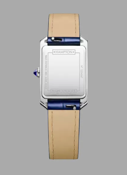 Detalle 3 del Reloj de lujo Baume & Mercier Hampton 10709 Detalle del Reloj de lujo de la marca BAUME & MERCIER modelo HAMPTON 10709, cuarzo, fabricado en Suiza.