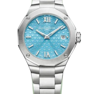 Reloj de lujo de la marca BAUME & MERCIER modelo RIVIERA 10612, cuarzo, fabricado en Suiza.