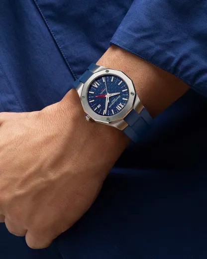 Detalle 2 del Reloj de lujo Baume & Mercier Riviera 10659 Detalle del Reloj de lujo de la marca BAUME & MERCIER modelo RIVIERA 10659, automático (cuerda automática), fabricado en Suiza.