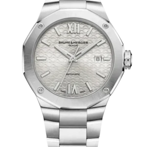 Reloj de lujo de la marca BAUME & MERCIER modelo RIVIERA 10662, cuarzo, fabricado en Suiza.