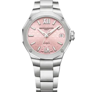 Reloj de lujo de la marca BAUME & MERCIER modelo RIVIERA 10675, automático (cuerda automática), fabricado en Suiza.
