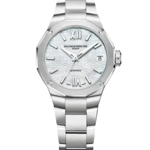 Reloj de lujo de la marca BAUME & MERCIER modelo RIVIERA 10676, automático (cuerda automática), fabricado en Suiza.