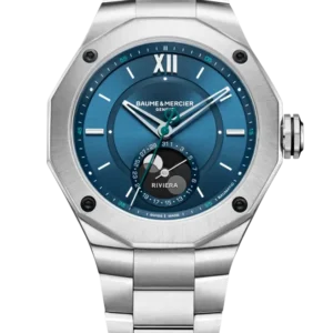 Reloj de lujo de la marca BAUME & MERCIER modelo RIVIERA 10682, automático (cuerda automática), fabricado en Suiza.