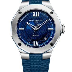 Reloj de lujo de la marca BAUME & MERCIER modelo RIVIERA 10701, automático (cuerda automática), fabricado en Suiza.