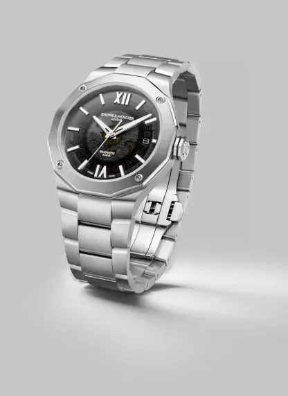 Detalle 3 del Reloj de lujo Baume & Mercier Riviera 10702 Detalle del Reloj de lujo de la marca BAUME & MERCIER modelo RIVIERA 10702, automático (cuerda automática), fabricado en Suiza.
