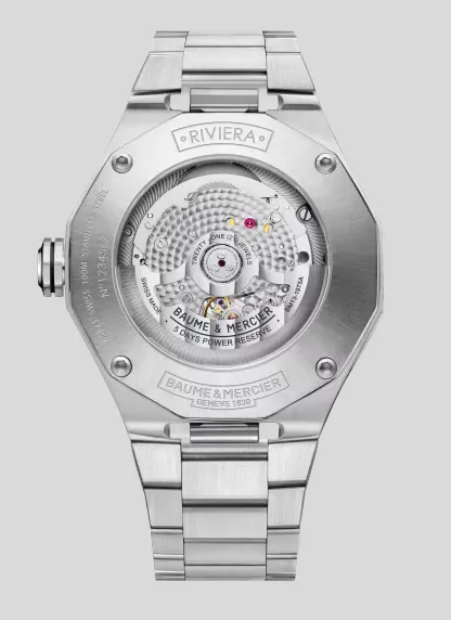 Detalle 4 del Reloj de lujo Baume & Mercier Riviera 10702 Detalle del Reloj de lujo de la marca BAUME & MERCIER modelo RIVIERA 10702, automático (cuerda automática), fabricado en Suiza.