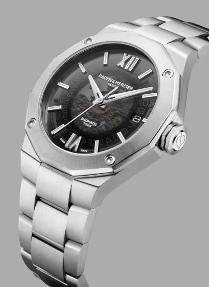 Detalle 7 del Reloj de lujo Baume & Mercier Riviera 10702 Detalle del Reloj de lujo de la marca BAUME & MERCIER modelo RIVIERA 10702, automático (cuerda automática), fabricado en Suiza.