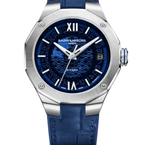 Reloj de lujo de la marca BAUME & MERCIER modelo RIVIERA 10714, automático (cuerda automática), fabricado en Suiza.