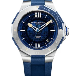 Reloj de lujo de la marca BAUME & MERCIER modelo RIVIERA 10716, automático (cuerda automática), fabricado en Suiza.