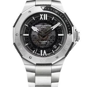 Reloj de lujo de la marca BAUME & MERCIER modelo RIVIERA 10717, automático (cuerda automática), fabricado en Suiza.