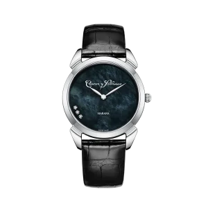 Reloj de lujo de la marca CUERVO Y SOBRINOS modelo HISTORIADOR PRIMERA DAMA 3113.1N, cuarzo, fabricado en Suiza.
