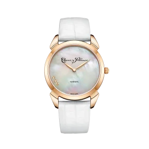 Reloj de lujo de la marca CUERVO Y SOBRINOS modelo HISTORIADOR PRIMERA DAMA 3113.7W, cuarzo, fabricado en Suiza.