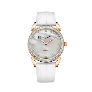 Reloj de lujo de la marca CUERVO Y SOBRINOS modelo HISTORIADOR PRIMERA DAMA 3113.7W-S1, cuarzo, fabricado en Suiza.