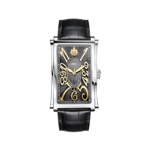 Reloj de lujo de la marca CUERVO Y SOBRINOS modelo PROMINENTE 1012.1NM, automático, fabricado en Suiza.