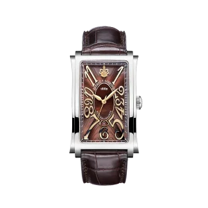 Reloj de lujo de la marca CUERVO Y SOBRINOS modelo PROMINENTE 1012.1TM, automático, fabricado en Suiza.