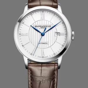Reloj de lujo de la marca BAUME & MERCIER modelo CLASSIMA BMM0A10214, automático, fabricado en Suiza.