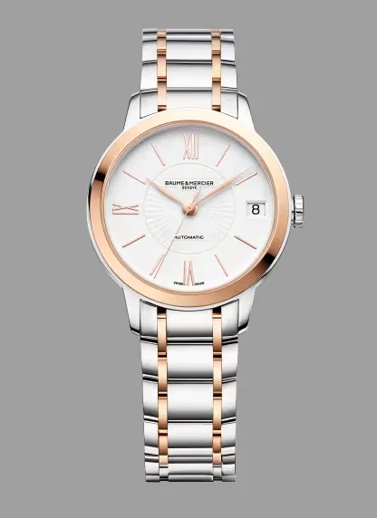 Reloj de lujo Baume & Mercier Classima 10269 Detalle del Reloj de lujo de la marca BAUME & MERCIER modelo CLASSIMA BMM0A10269, automático, fabricado en Suiza.