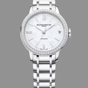 Reloj de lujo de la marca BAUME & MERCIER modelo CLASSIMA BMM0A10479, automático, fabricado en Suiza.