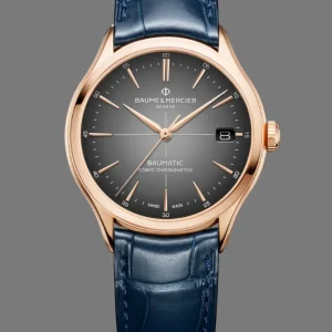 Reloj de lujo de la marca BAUME & MERCIER modelo CLIFTON BMM0A10584, automático, fabricado en Suiza.