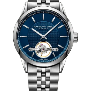 Reloj de lujo de la marca RAYMOND WEILL modelo FREELANCER 2780-ST-50001, automático, fabricado en Suiza.