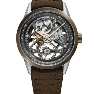 Reloj de lujo de la marca RAYMOND WEILL modelo FREELANCER 2785-SBC-60000, automático, fabricado en Suiza.