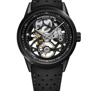 Reloj de lujo de la marca RAYMOND WEILL modelo FREELANCER 2785-BKR-20000, automático, fabricado en Suiza.