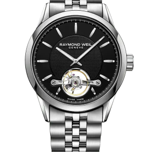 Reloj de lujo de la marca RAYMOND WEILL modelo FREELANCER 2780-ST-20001, automático, fabricado en Suiza.