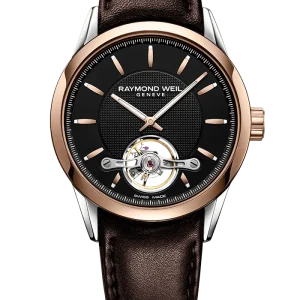 Reloj de lujo de la marca RAYMOND WEILL modelo FREELANCER 2780-SC5-20001, automático, fabricado en Suiza.