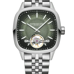 Reloj de lujo de la marca RAYMOND WEILL modelo FREELANCER 2790-ST-52051, automático, fabricado en Suiza.