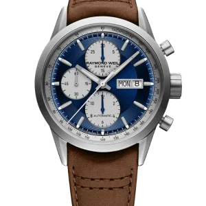 Reloj de lujo de la marca RAYMOND WEILL modelo FREELANCER 7732-TIC-50421, automático, fabricado en Suiza.