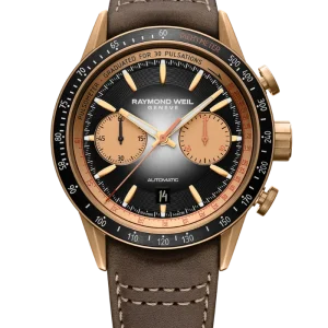 Reloj de lujo de la marca RAYMOND WEILL modelo FREELANCER 7780-B1-20422, automático, fabricado en Suiza.